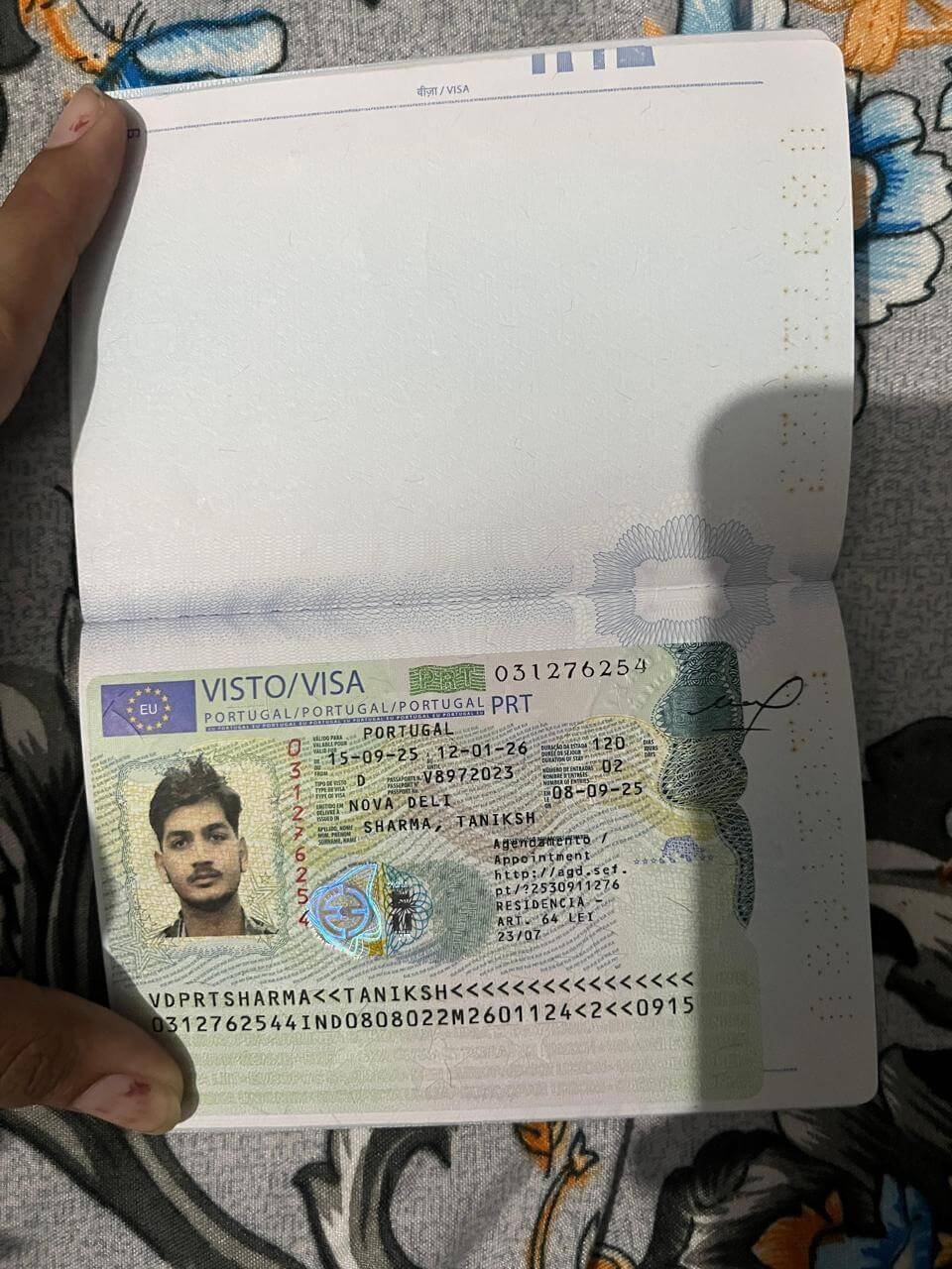 Approved Portugal national visa — The Visa Victory client