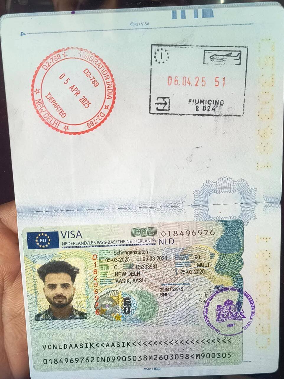 Approved Netherlands Schengen visa — The Visa Victory client