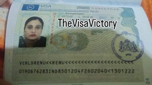 Approved Netherlands Schengen visa — The Visa Victory client