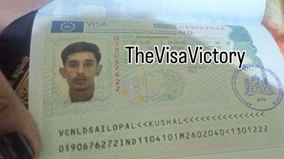 Approved Netherlands Schengen visa — The Visa Victory client
